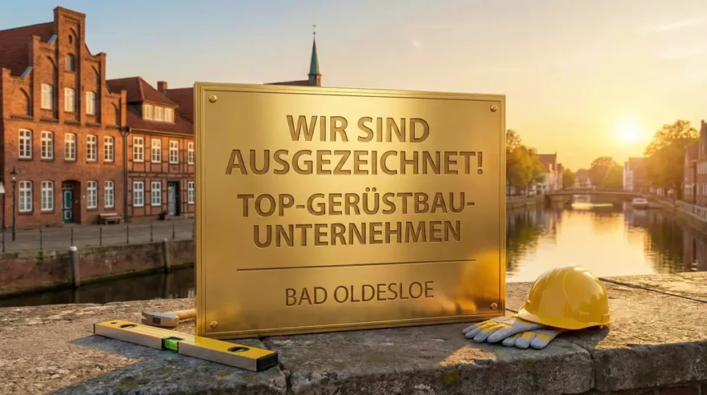 Ausgezeichnet, Top Gerüstbauunternehmen, gewählt von unseren Mitarbeitern.