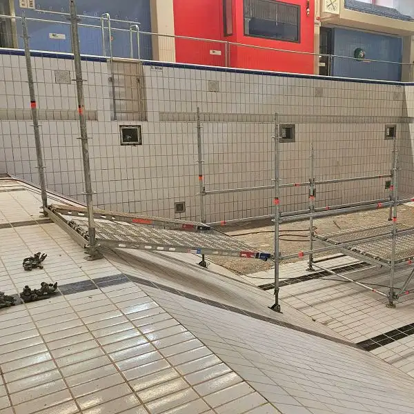 Industriegerüst Hamburg mit komplexer Geometrie